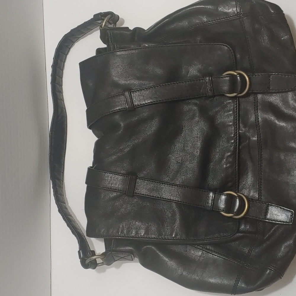 Cole Haan Black Messenger Bag